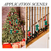 4Pcs 4 Styles Christmas Polyester Socks Pendant Decorations AJEW-TA0003-29A-10