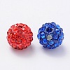 Polymer Clay Rhinestone Beads RB-H258-HD10mm-M-2