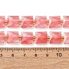 Cherry Quartz Glass Beads Strands G-F839-A29-01-3