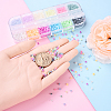 48G 12 Colors Transparent Colours Glass Seed Beads SEED-YW0002-72-5