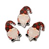 Christmas Single Face Printed Wood Big Pendants WOOD-H102-01C-1