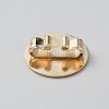 Blank Alloy Bolo Tie Round Slider Pack FIND-WH0126-618G-2