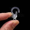 Transparent Plastic Lobster CLaw Clasps KY-H005-A13-5
