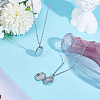 DIY 316 Stainless Steel Locket Pendant Necklaces Making Kits NJEW-HY0001-04A-4