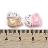 Opaque Resin Cabochons RESI-K043-10F-3