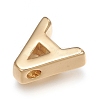 Brass Charms X-ZIRC-I037-01A-G-2