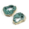 Dyed Nuggets Natural Druzy Geode Agate Big Pendants G-M287-08-2