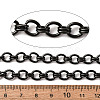 304 Stainless Steel Oval Link Chains CHS-Z007-01B-3