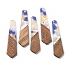 Resin and Walnut Pendants FIND-R051-06F-1