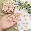 60Pcs 3 Style Maple Wood European Beads WOOD-AR0001-19-3