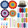DIY Coaster Knitting Kits DIY-SC0029-67-1