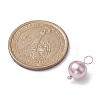 Shell Pearl Dyed Round Charms PALLOY-JF02245-03-3