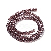 Electroplate Transparent Glass Beads Strands EGLA-A035-T4mm-A13-2