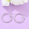 Brass Stud Earrings EJEW-L245-001P-1
