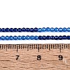 Transparent Glass Beads Strands GLAA-N074-01A-14-5