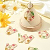 26Pcs 26 Styles Transparent Epoxy Resin Pendants CRES-YW0002-28D-5