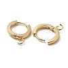 201 Stainless Steel Huggie Hoop Earrings Findings STAS-A167-01F-G-2