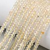 Natural Gold Rutilated Quartz Beads Strands G-L651-B01-4x2mm-1