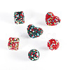 6Pcs 6 Styles Polymer Clay Rhinestone Bead Sets CLAY-TA0001-61-2