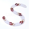 Handmade CCB Plastic Curb Chains AJEW-JB00680-02-2