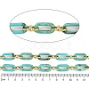 Rack Plating Acrylic & CCB Plastic Chain CHAC-H001-01C-2