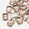 Pointed Back Glass Rhinestone Cabochons RGLA-T079-8x10mm-08-1