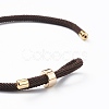 Braided Nylon Cord Bracelet Making MAK-A017-D01-03G-3