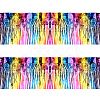 Plastic Foil Fringe Curtains DIY-WH0028-106A-1