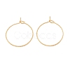 Ion Plating(IP) 316 Surgical Stainless Steel Hoop Earrings Findings STAS-D183-02G-01-1