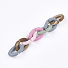 Rubberized Style Acrylic Linking Rings OACR-T011-130-3