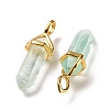 Natural Fluorite Pointed Pendants G-K329-36G-3