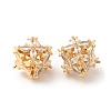 Brass with Glass Charms KK-F860-64G-2
