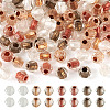 2Bags 200Pcs Transparent Glass Beads GLAA-TA0003-44F-1
