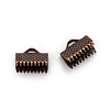 Mixed Iron Ribbon Crimp Ends E143Y-M-2
