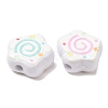 Printed Opaque Acrylic Beads AC-CBA46F7-04-2
