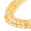 Natural Yellow Quartz Beads Strands G-D463-06-3