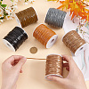 6 Rolls 6 Styles 50M Flat PVC Cords OCOR-PH0002-55-5