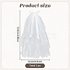 Organza Bridal Veils AJEW-WH20020-254B-2