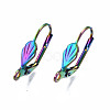 304 Stainless Steel Leverback Earring Findings STAS-N098-005-2