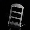 Organic Glass Earring Display Racks EDIS-N001-02B-1