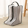 2Pcs 2 Styles Translucent PVC Waterproof Shoes Storage Zipper Bags ABAG-LP0001-97A-3