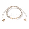 Adjustable Polyester Braided Cord Bracelet Making AJEW-JB00848-06-1