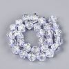 Handmade Foil Glass Beads Strands FOIL-Q002-06A-2