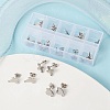 20Pcs 10 Style 201 Stainless Steel Stud Earring Findings STAS-YW0001-70P-5