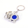 Evil Eye Key Chain KEYC-WH0017-03-3