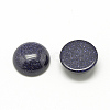 Synthetic Blue Goldstone Cabochons X-G-R416-8mm-34-2