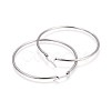 Tarnish Resistant 304 Stainless Steel Big Hoop Earrings EJEW-P173-13P-07-2