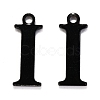 304 Stainless Steel Alphabet Charms STAS-H122-I-EB-1