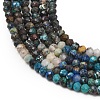 Natural Chrysocolla and Lapis Lazuli Beads Strands GG-CBA9631-C03-03B-3