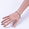 Natural Pyrite Bead Bracelets BJEW-JB04555-02-4